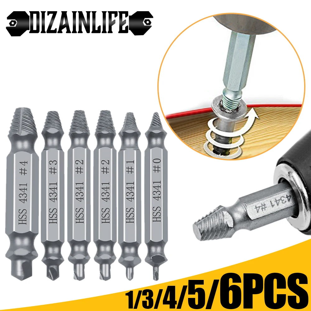 1/3/4/5/6 шт. набор поврежденных винтов сверло для извлечения
1/3/4/5/6 шт. набор поврежденных винтов сверло для извлечения