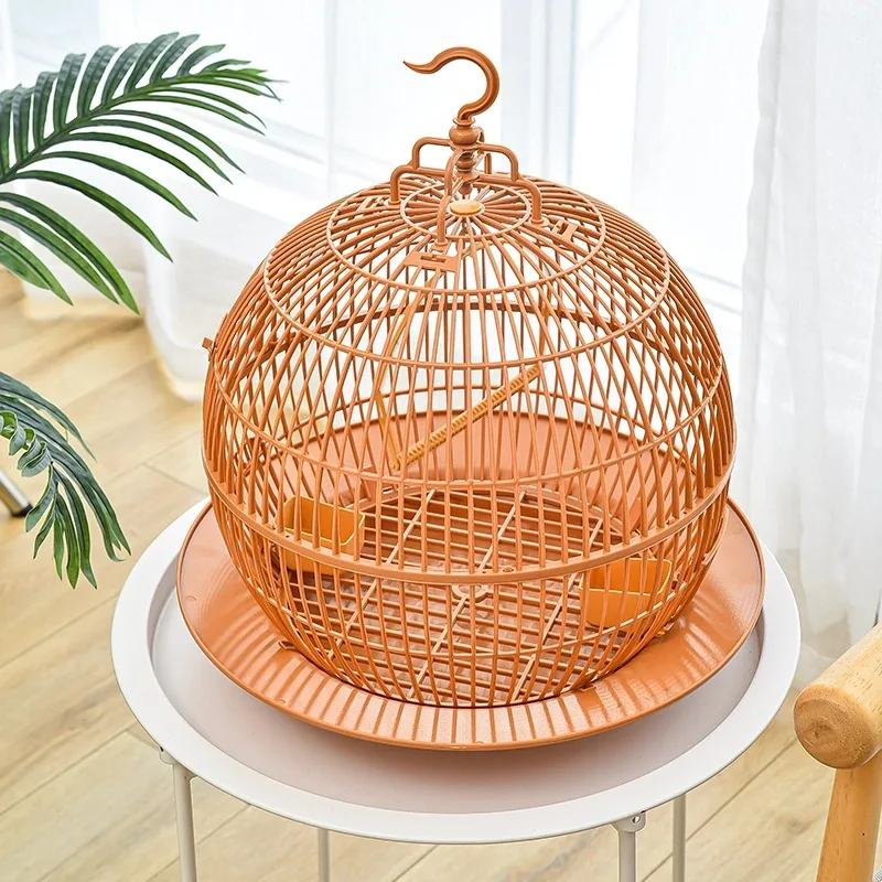European-style spherical Xuan Feng tiger-skin wenbird peony bottom tray birdcage decorative viewing cage small parrot birdcage 
European-style spherical Xuan Feng tiger-skin wenbird peony bottom tray birdcage decorative viewing cage small parrot birdcage