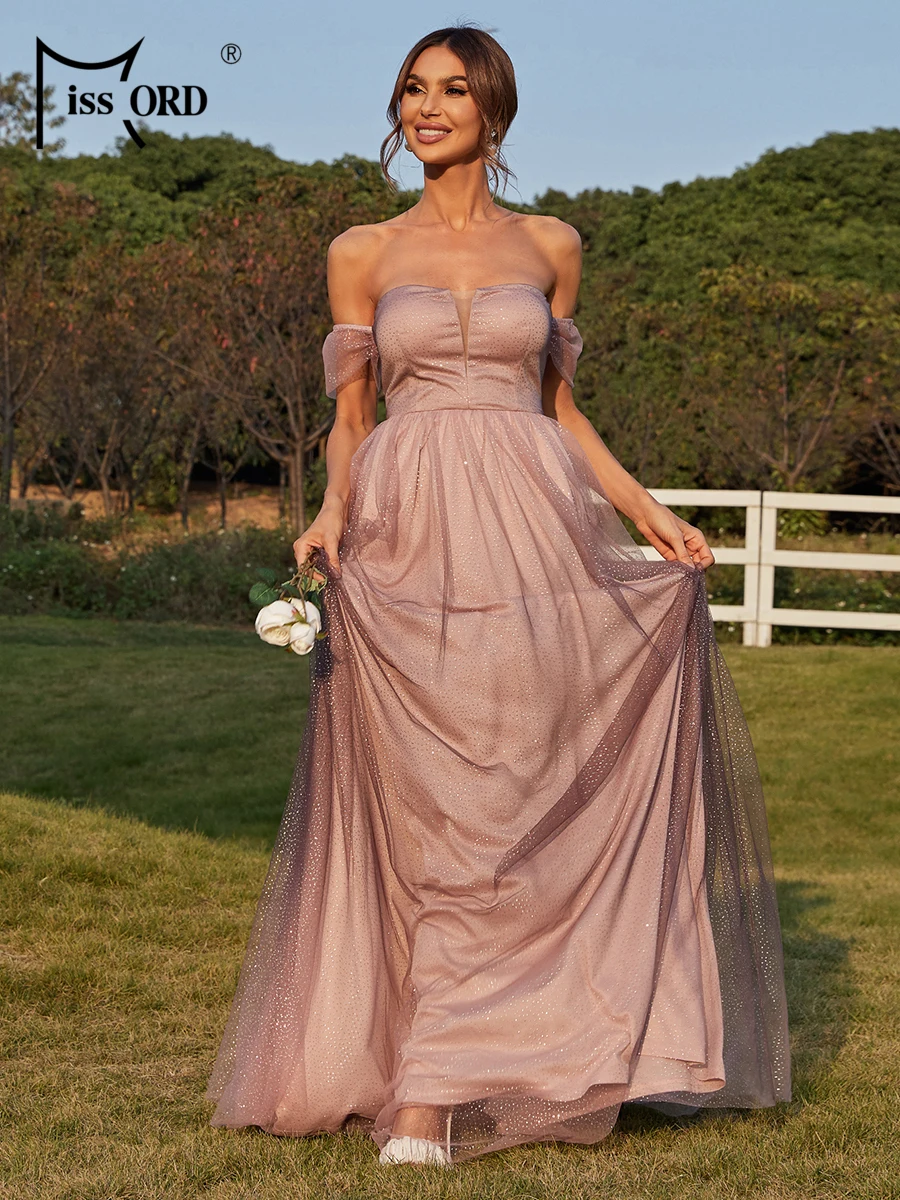 Missord Off Shoulder Tube Wedding Party Mesh Dress Elegant Evening Long Bridesmaid Dress Women Vestidos Summer Maxi Floor Length
Missord Off Shoulder Tube Wedding Party Mesh Dress Elegant Evening Long Bridesmaid Dress Women Vestidos Summer Maxi Floor Length