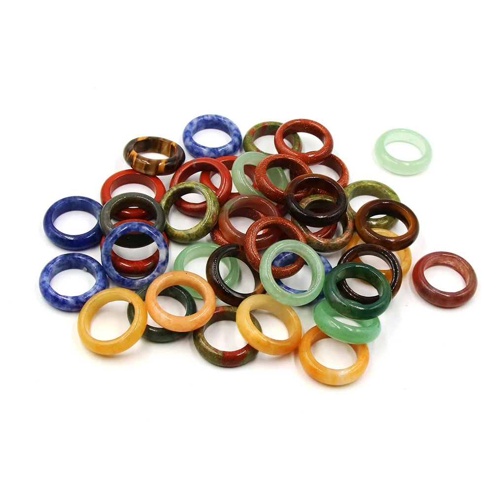 Mineraali 5pcs Crystals Random Natural Stone Rings Original Gemstone Finger Decoration Jewelry Multicolor Quartz 6mm Width Rings
Mineraali 5pcs Crystals Random Natural Stone Rings Original Gemstone Finger Decoration Jewelry Multicolor Quartz 6mm Width Rings