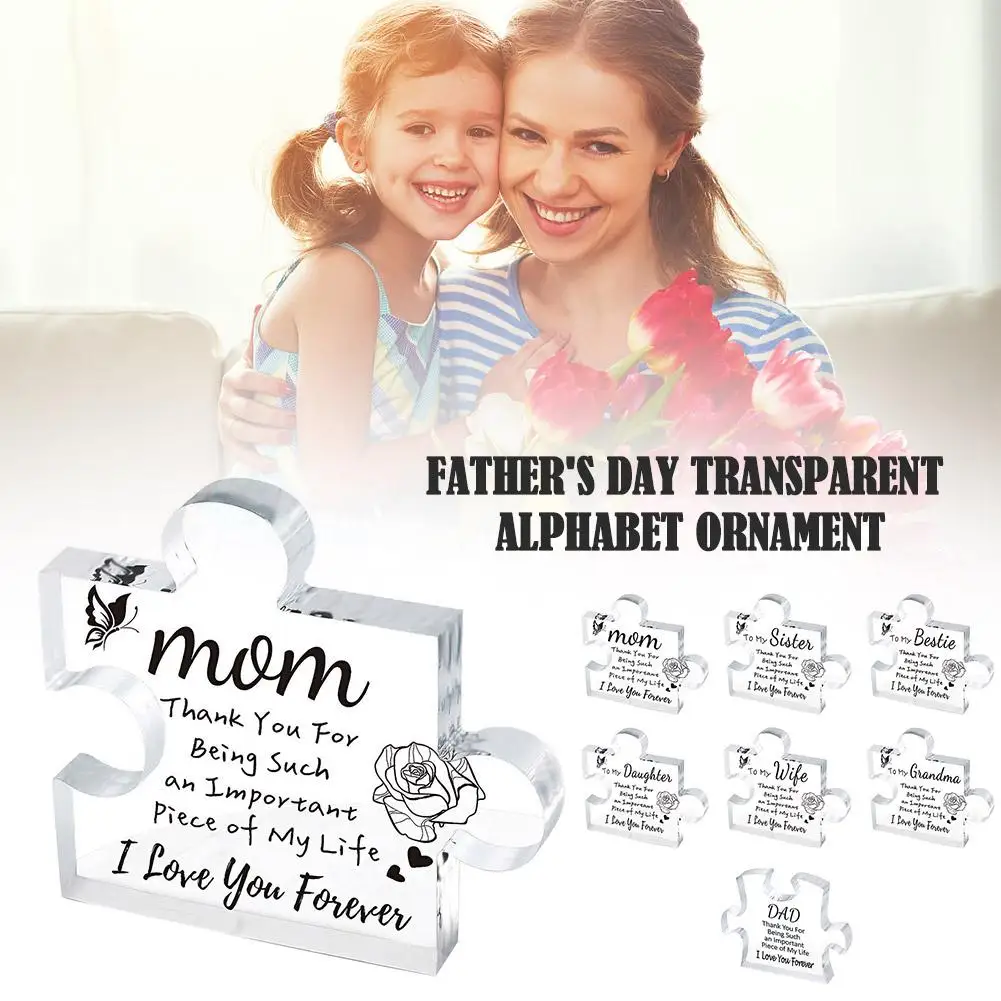 Пазл с гравировкой, пазл из акриловых блоков, подарок для дочери, мама и папа, пазл дружбы, смешные подарки для домашнего декора C0O6 
Пазл с гравировкой, пазл из акриловых блоков, подарок для дочери, мама и папа, пазл дружбы, смешные подарки для домашнего декора C0O6