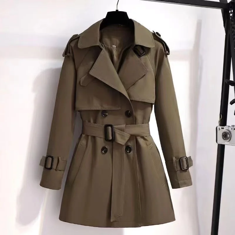 Women Vintage Elegant Clothes Coat All-match Elegant Fashion Double Breasted Loose Street Short Jacket Spring Autumn New
Women Vintage Elegant Clothes Coat All-match Elegant Fashion Double Breasted Loose Street Short Jacket Spring Autumn New