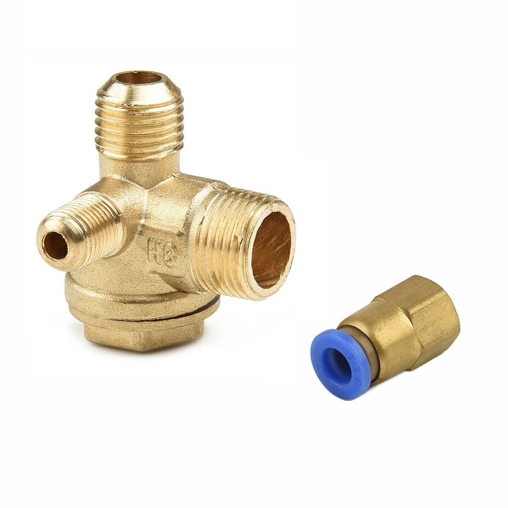 3 Port Brass Male Threaded Check Valve Connector Tool Air Compressor Prevent Check Valve With Port For Oil-Free Air Compressor
3 Port Brass Male Threaded Check Valve Connector Tool Air Compressor Prevent Check Valve With Port For Oil-Free Air Compressor
