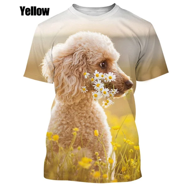 2022 New Fashion Hot Sale Animal 3D T shirt Men Women Casaul Funny Poodle Printed Tee Shirt
2022 New Fashion Hot Sale Animal 3D T shirt Men Women Casaul Funny Poodle Printed Tee Shirt