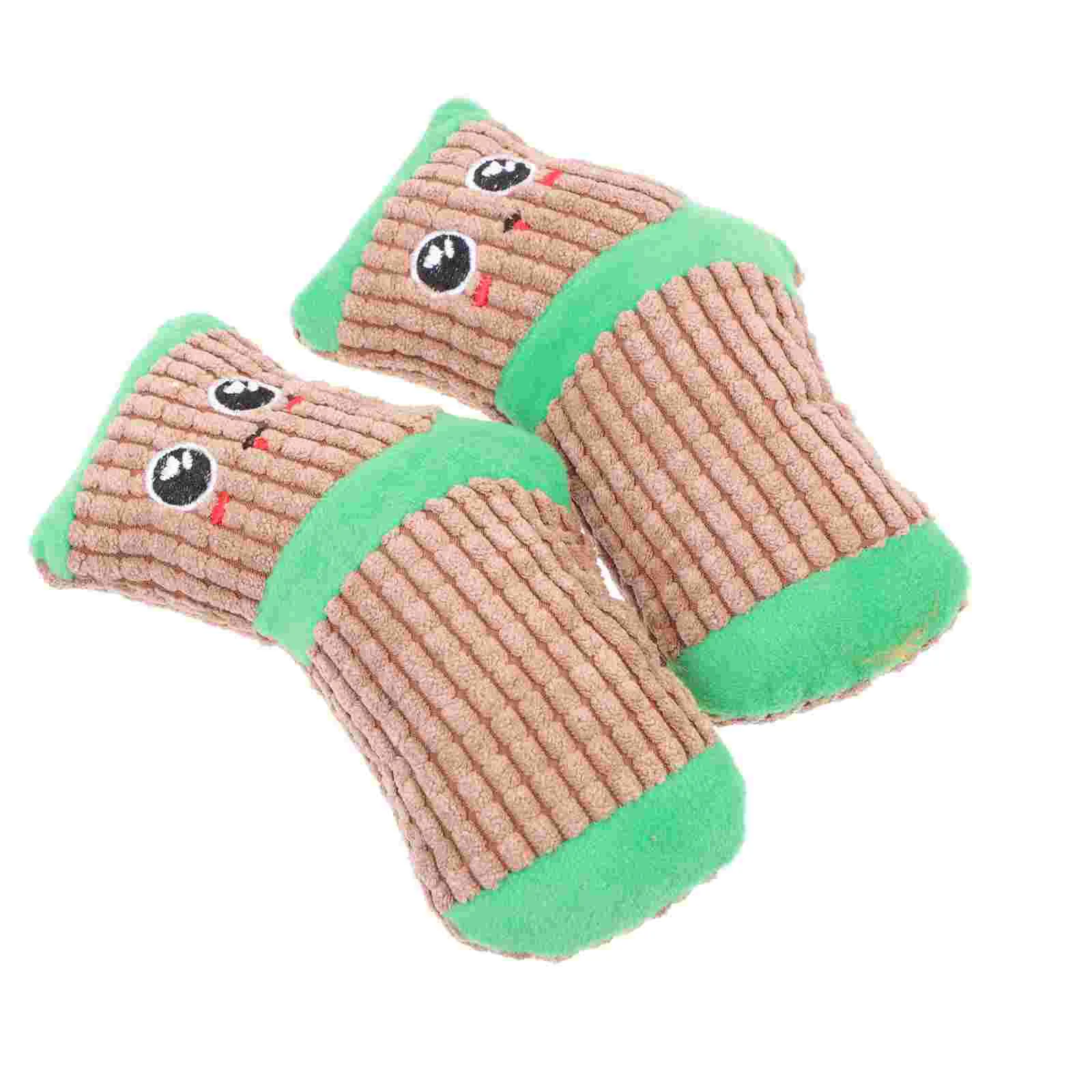 

Toy Bite Resistance Dog Sound Chew Plaything Squeaky Cartoon Sock Shape Interactive Cat Stuffed Pet Supplies Durable Chihuahua