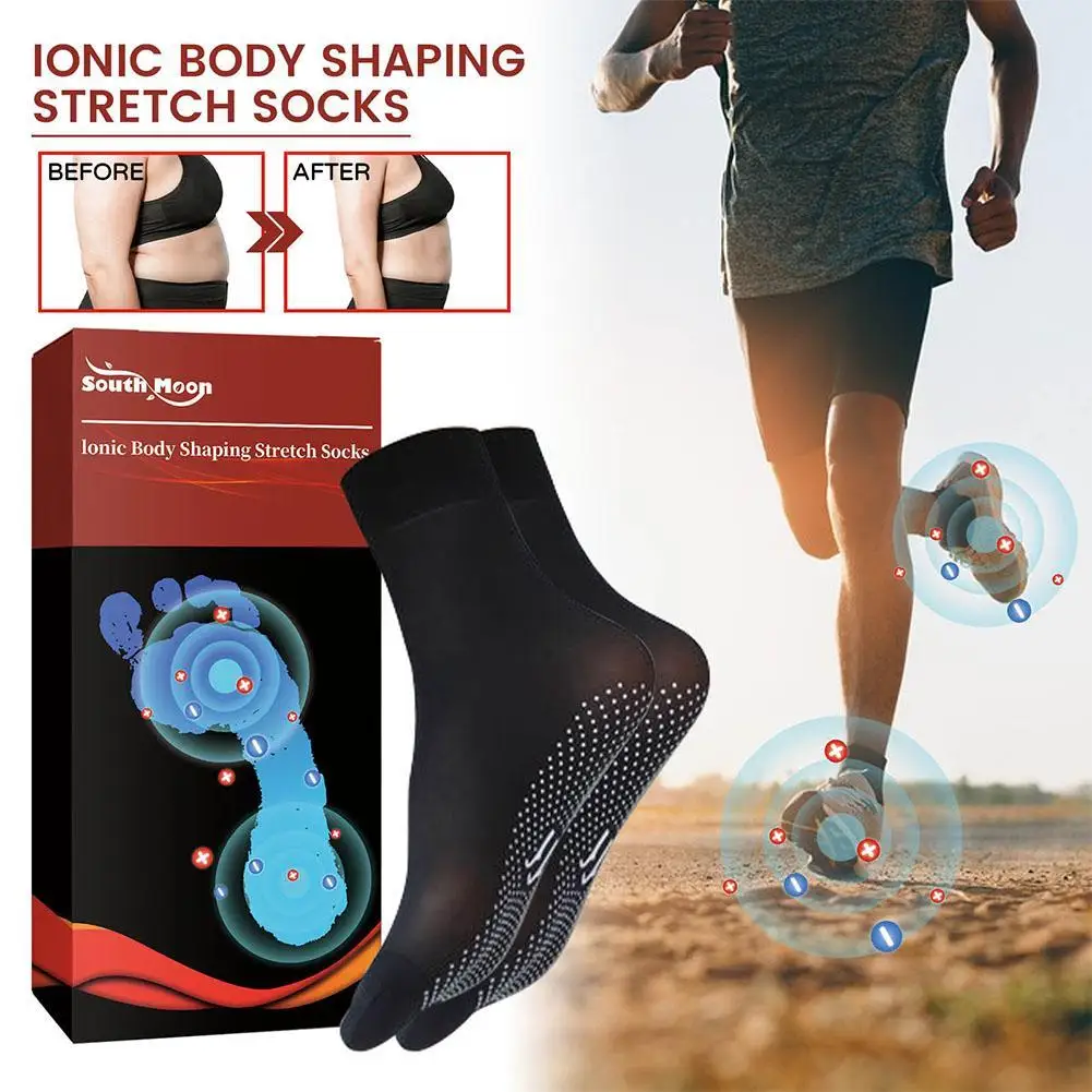1Pair Foot Care Socks Relieve Leg Fatigue Tourmaline Ionic Figure Shaping Stretch Socks Quick Sweat Absorption For Spring Summer
1Pair Foot Care Socks Relieve Leg Fatigue Tourmaline Ionic Figure Shaping Stretch Socks Quick Sweat Absorption For Spring Summer