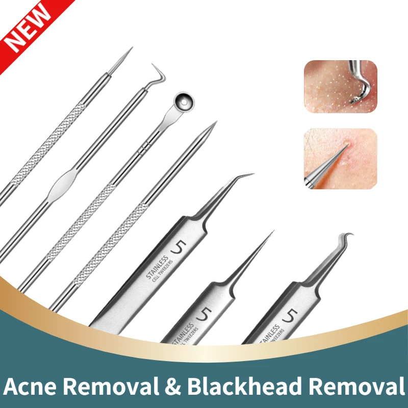 Acne Blackhead Removal Needles Black Dots Cleaner Black Head Pore Cleaner Deep Cleansing Tool Face Mask Skin Care Beauty Health
Acne Blackhead Removal Needles Black Dots Cleaner Black Head Pore Cleaner Deep Cleansing Tool Face Mask Skin Care Beauty Health
