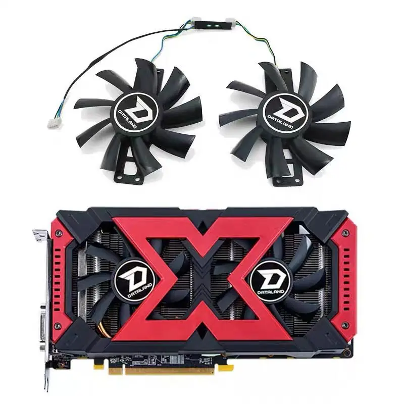 2pcs New 88mm DC 12V 0.46A GA92B2U RX570 Gpu Cooler For Dylan Hengjin RX 580 570 560XT 4G X-Serial Graphics Card Cooler
2pcs New 88mm DC 12V 0.46A GA92B2U RX570 Gpu Cooler For Dylan Hengjin RX 580 570 560XT 4G X-Serial Graphics Card Cooler