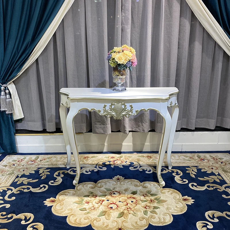 European style solid wood porch decoration table American neoclassical porch swing table aisle swing table packaged furniture
European style solid wood porch decoration table American neoclassical porch swing table aisle swing table packaged furniture