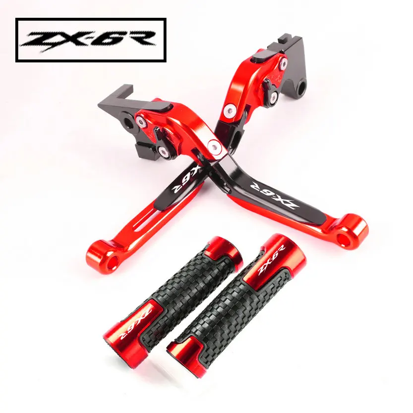 CNC Folding Extendable Adjustable Brake Clutch Levers Handlebar Grip Handle Hand Grips For KAWASAKI NINJA 636R ZX6RR 2005-2006
CNC Folding Extendable Adjustable Brake Clutch Levers Handlebar Grip Handle Hand Grips For KAWASAKI NINJA 636R ZX6RR 2005-2006