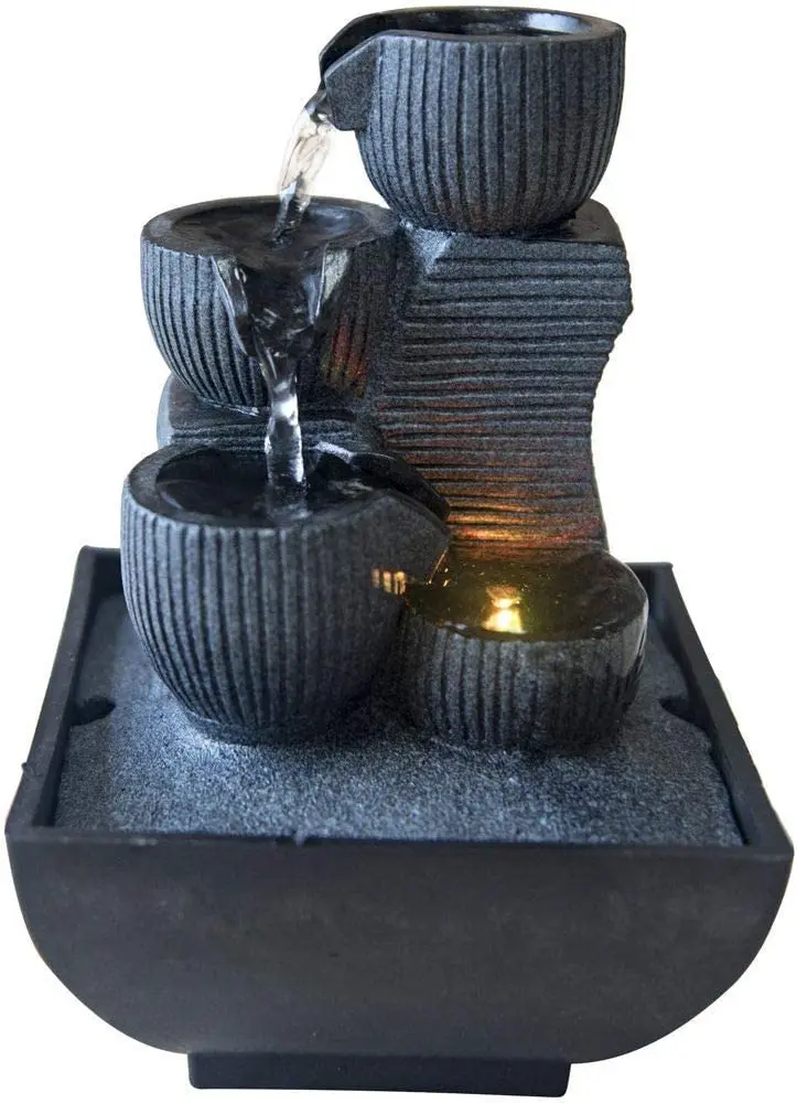 Zen'Light Fontaine d\u2019Intérieur Kini Cascade Zen Relaxante avec Lumière LED Coloré Décoration Salon Chambre
Zen'Light Fontaine d\u2019Intérieur Kini Cascade Zen Relaxante avec Lumière LED Coloré Décoration Salon Chambre