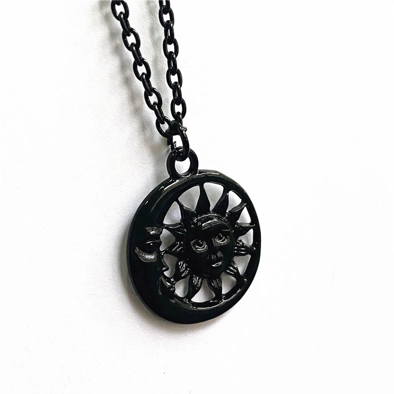 Hot Sale Black Sun and Moon Pendant Necklace, Crescent-shaped Necklace, Celestial Jewelry, Fashionable Ladies Gifts
Hot Sale Black Sun and Moon Pendant Necklace, Crescent-shaped Necklace, Celestial Jewelry, Fashionable Ladies Gifts