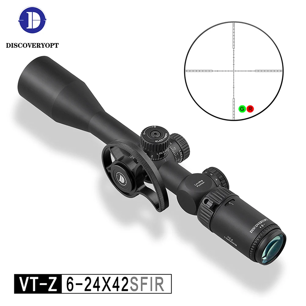 Discovery Professional Hunting Scope VT-Z 6-24X42SFIR Long Range Shooting Turret Lock Sfp Optical Sight With Large Handwheel
Discovery Professional Hunting Scope VT-Z 6-24X42SFIR Long Range Shooting Turret Lock Sfp Optical Sight With Large Handwheel