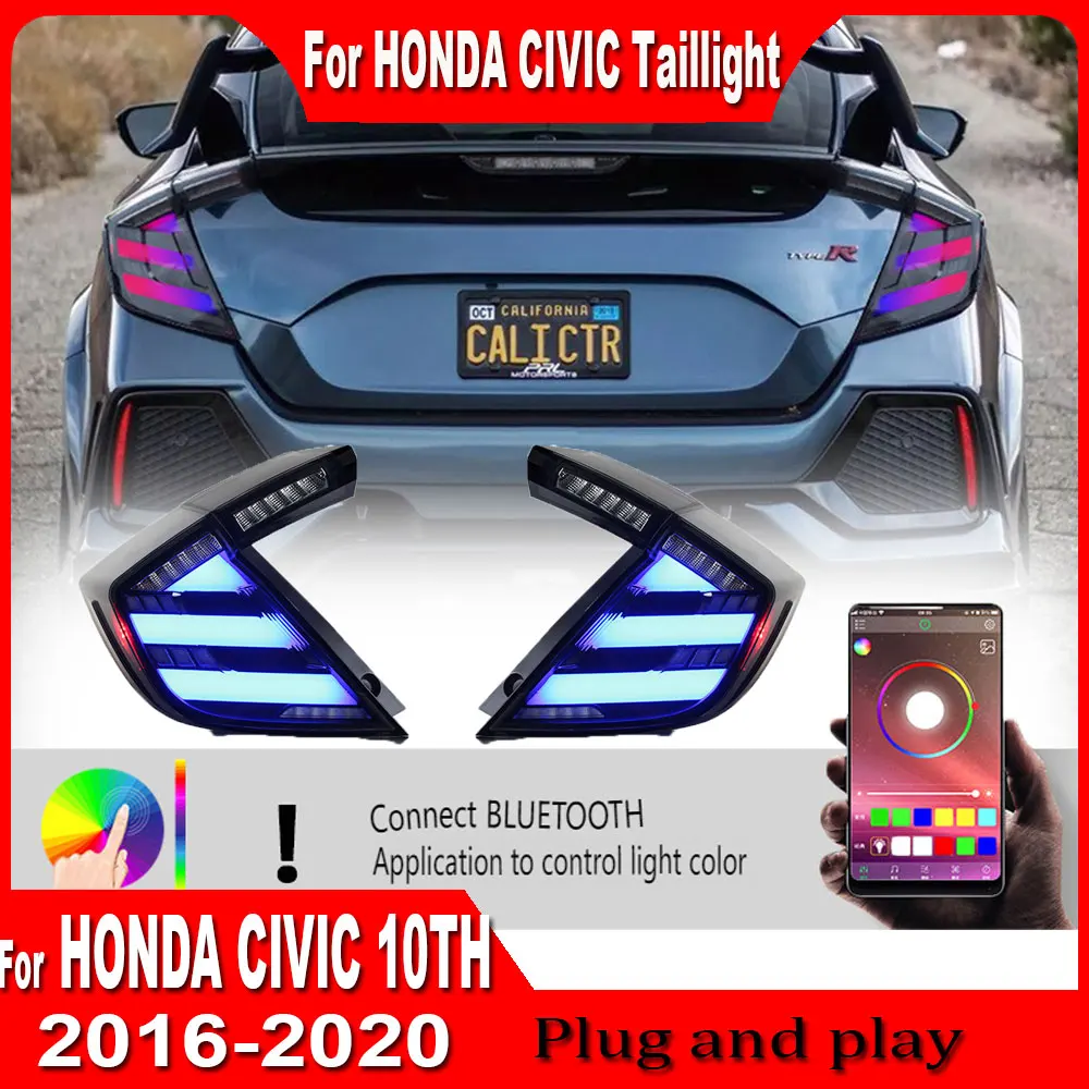 Светодиодный задний фонарь RGB модифицированный автомобильные аксессуары для Honda
