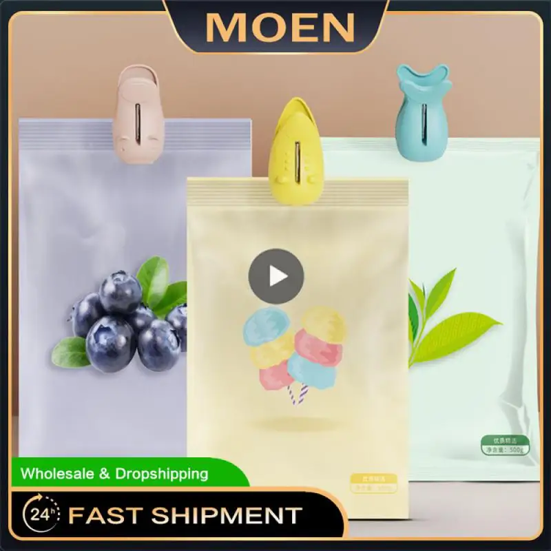 Food Clip Refrigerator Clip Magnetic Storage Sealed Moisture Sealer Machine Convenient Press Open Mouth Plastic Snack Clip 
Food Clip Refrigerator Clip Magnetic Storage Sealed Moisture Sealer Machine Convenient Press Open Mouth Plastic Snack Clip