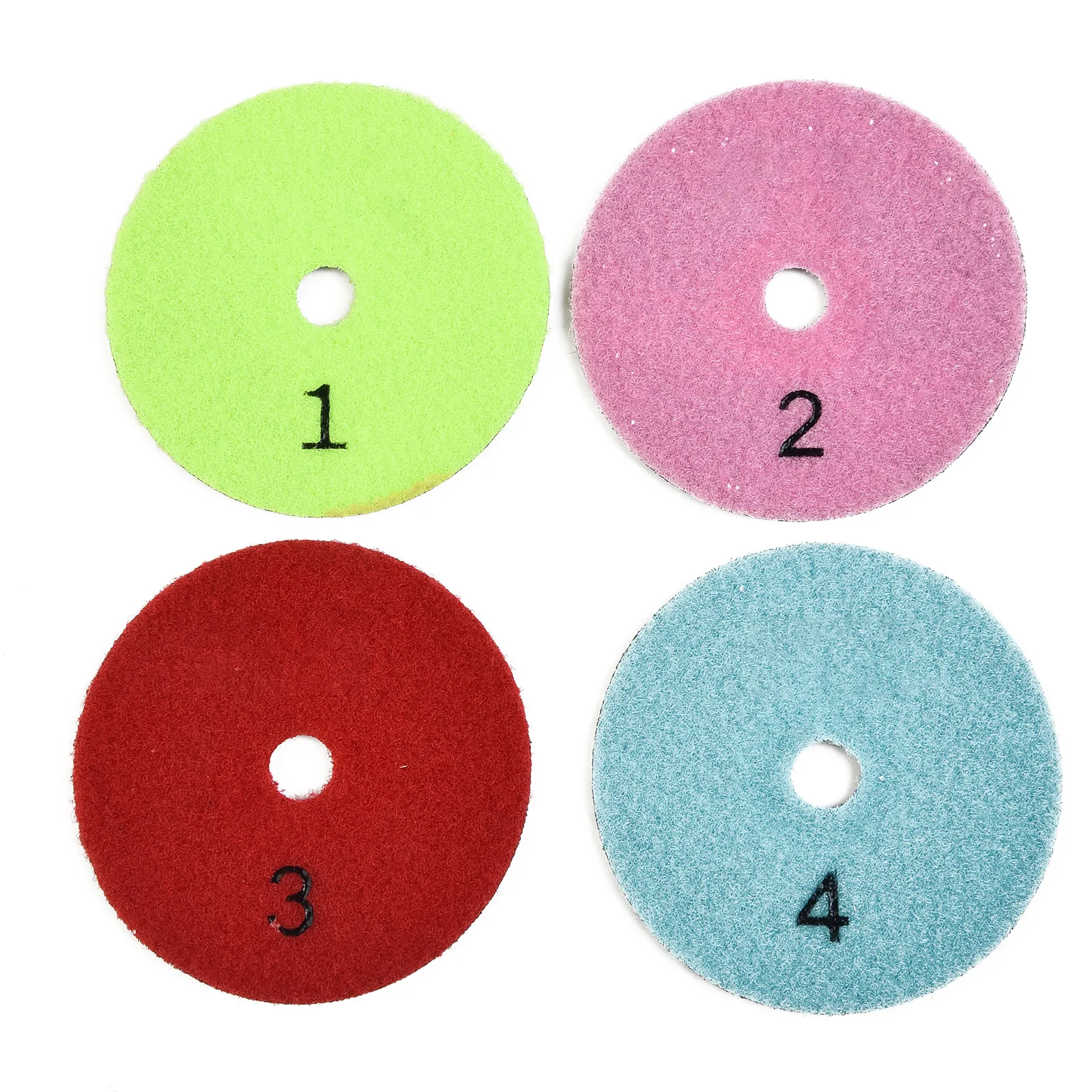 4pcs 100mm 4 Steps Diamond Dry Polishing Pads For Terrazzo Granite Marble Quartz Cement Floor Abrasive Polishing Tool
4pcs 100mm 4 Steps Diamond Dry Polishing Pads For Terrazzo Granite Marble Quartz Cement Floor Abrasive Polishing Tool