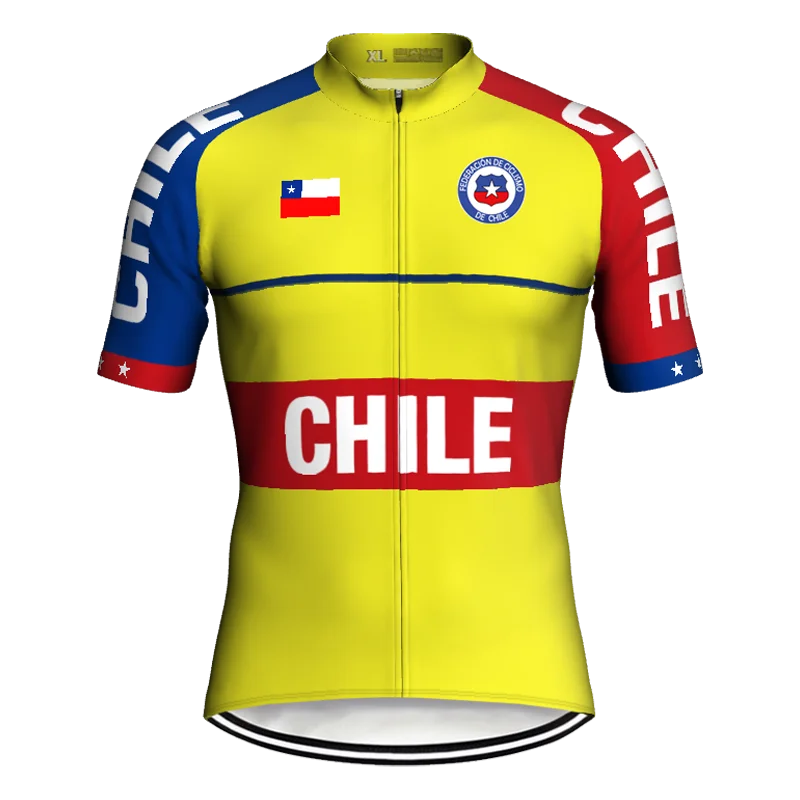 Short Sleeve Chile Jersey Road Bike Clothes MTB Jacket Cycling Top Bicycle Pro Sport Apparel Yellow Shirt Tight Wear Comfortabl
Short Sleeve Chile Jersey Road Bike Clothes MTB Jacket Cycling Top Bicycle Pro Sport Apparel Yellow Shirt Tight Wear Comfortabl