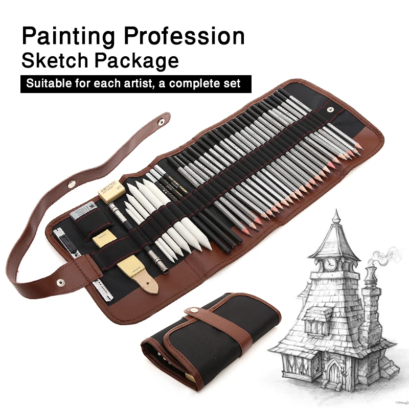 27/39pcs Sketch Pencil Set Professional Sketching Drawing Kit Wood Pencil Pencil Bags For Painter School Students Art Supplies
27/39pcs Sketch Pencil Set Professional Sketching Drawing Kit Wood Pencil Pencil Bags For Painter School Students Art Supplies