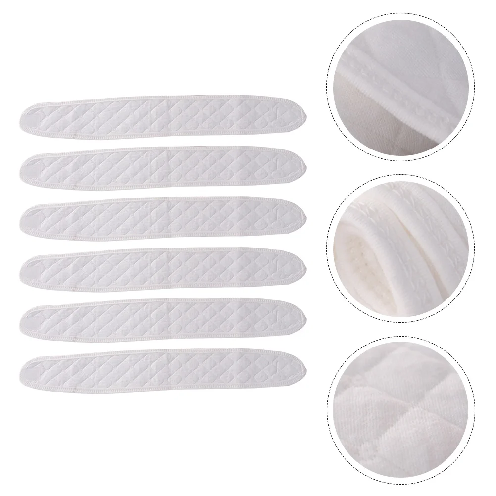 

6 Pcs Baby Gifts Umbilical Cord Belly Belt Toddler Infant Navel Binder Bellyband White Pure Cotton Newborn
