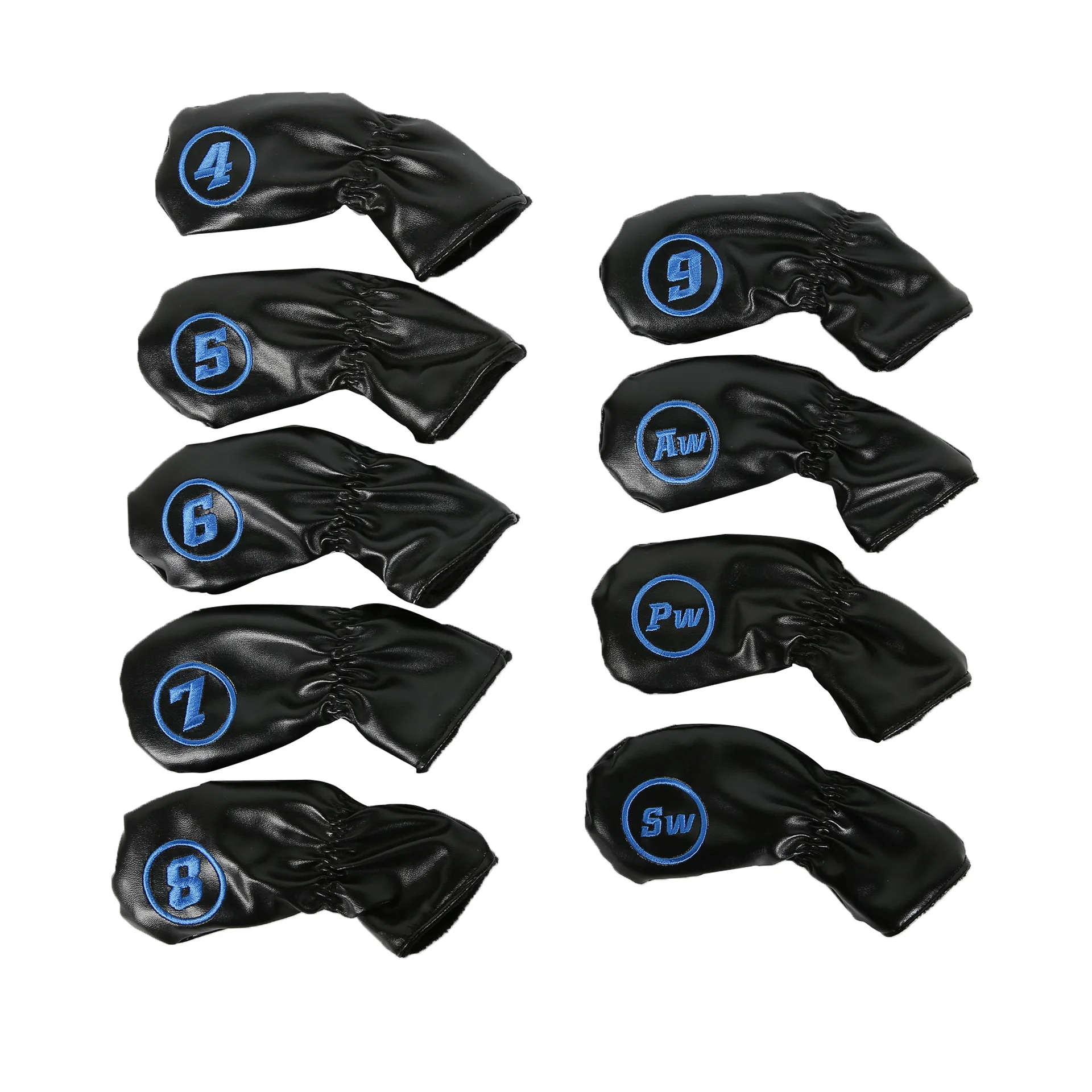 9 Pcs/Set Golf Headcovers For Iron Set Clubs Blue Red Black Color Waterproof PU Golf Iron Cover Heads Protector
9 Pcs/Set Golf Headcovers For Iron Set Clubs Blue Red Black Color Waterproof PU Golf Iron Cover Heads Protector