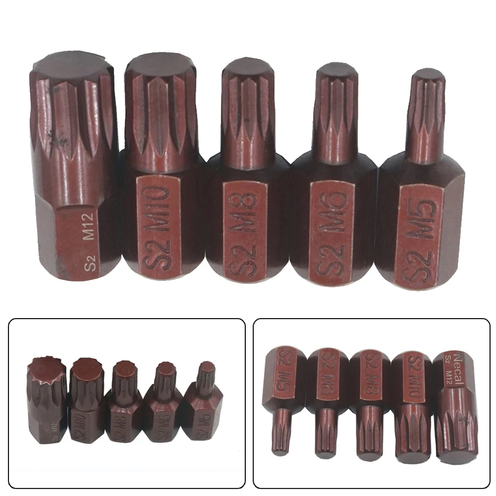 10mm Hex Shank Star Screwdriver Bit 5pcs/set For Impact Screwdriver Hand Tool High Precision M5/M6/M8/M10/M12 Durable
10mm Hex Shank Star Screwdriver Bit 5pcs/set For Impact Screwdriver Hand Tool High Precision M5/M6/M8/M10/M12 Durable