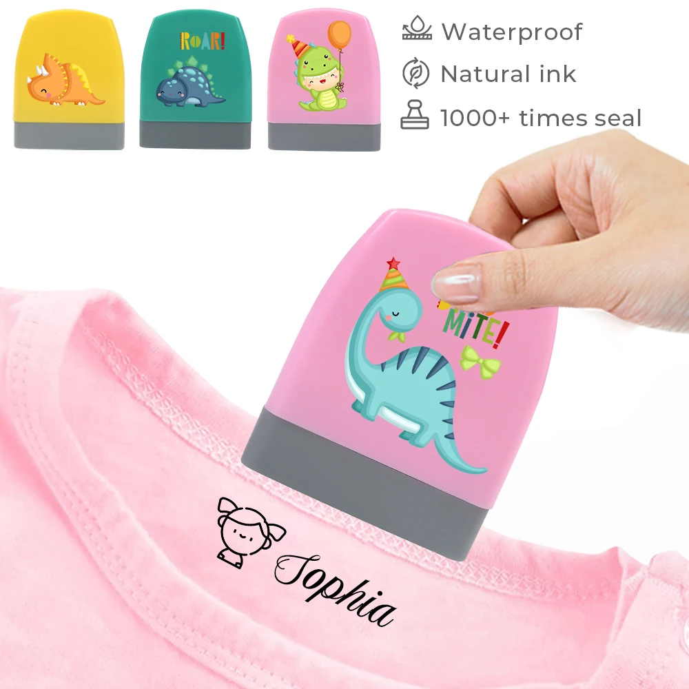 Funny Cartoon Animal Dinosaur Customized Name Stamp Child Baby Engraved Waterproof Non-Fading Kindergarten Clothing Name Seal
Funny Cartoon Animal Dinosaur Customized Name Stamp Child Baby Engraved Waterproof Non-Fading Kindergarten Clothing Name Seal