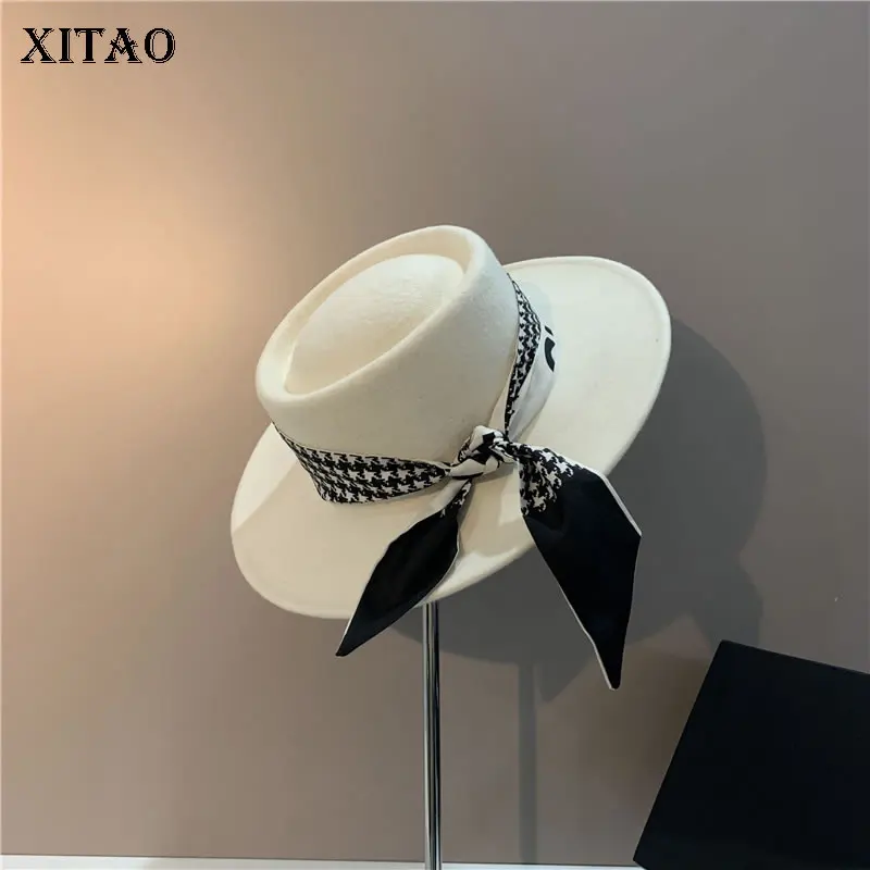 XITAO Vintage Houndstooth Bandage Fedoras Simplicity Temperament Fashion Contrast Color Patchwork Bow New All-match GWJ3066
XITAO Vintage Houndstooth Bandage Fedoras Simplicity Temperament Fashion Contrast Color Patchwork Bow New All-match GWJ3066