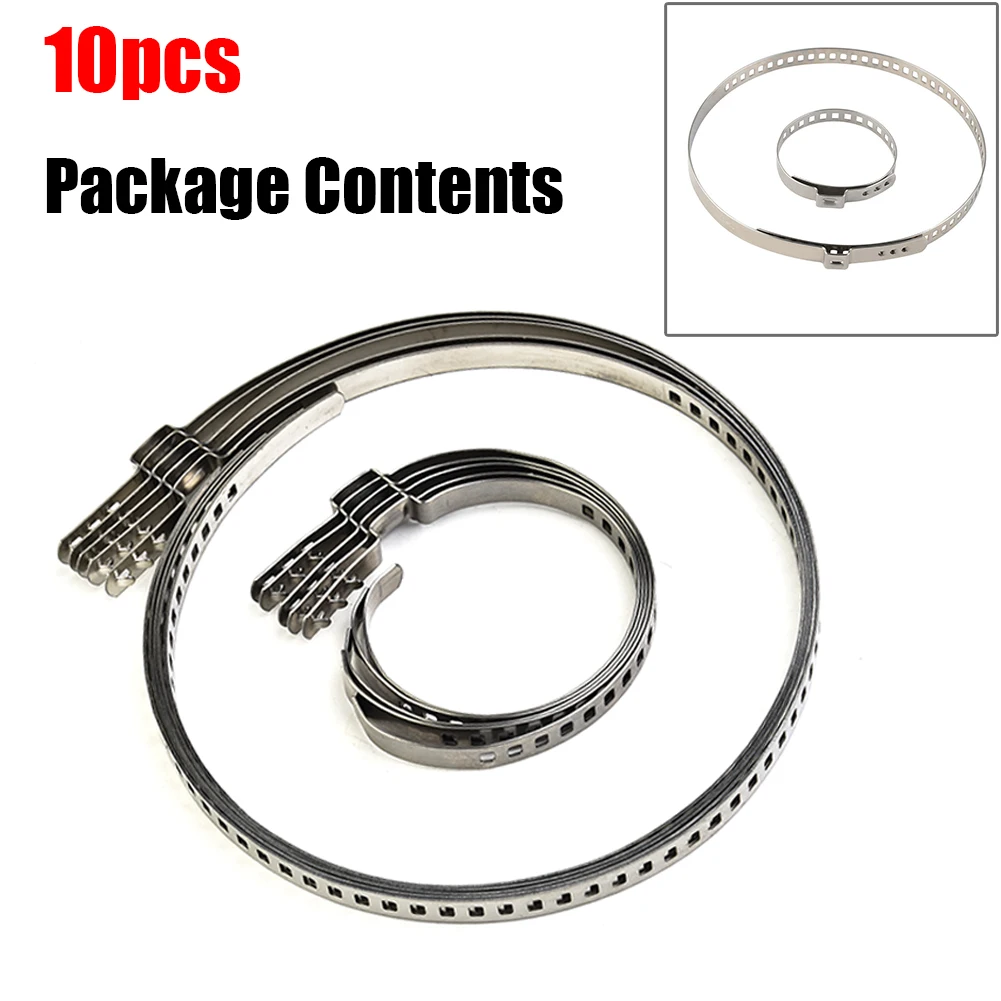 10Pcs Crimp Clamp Kit Boot Joint AXLE Accessories Adjustable Stainless Steel Large&Small Practical Durable New
10Pcs Crimp Clamp Kit Boot Joint AXLE Accessories Adjustable Stainless Steel Large&Small Practical Durable New