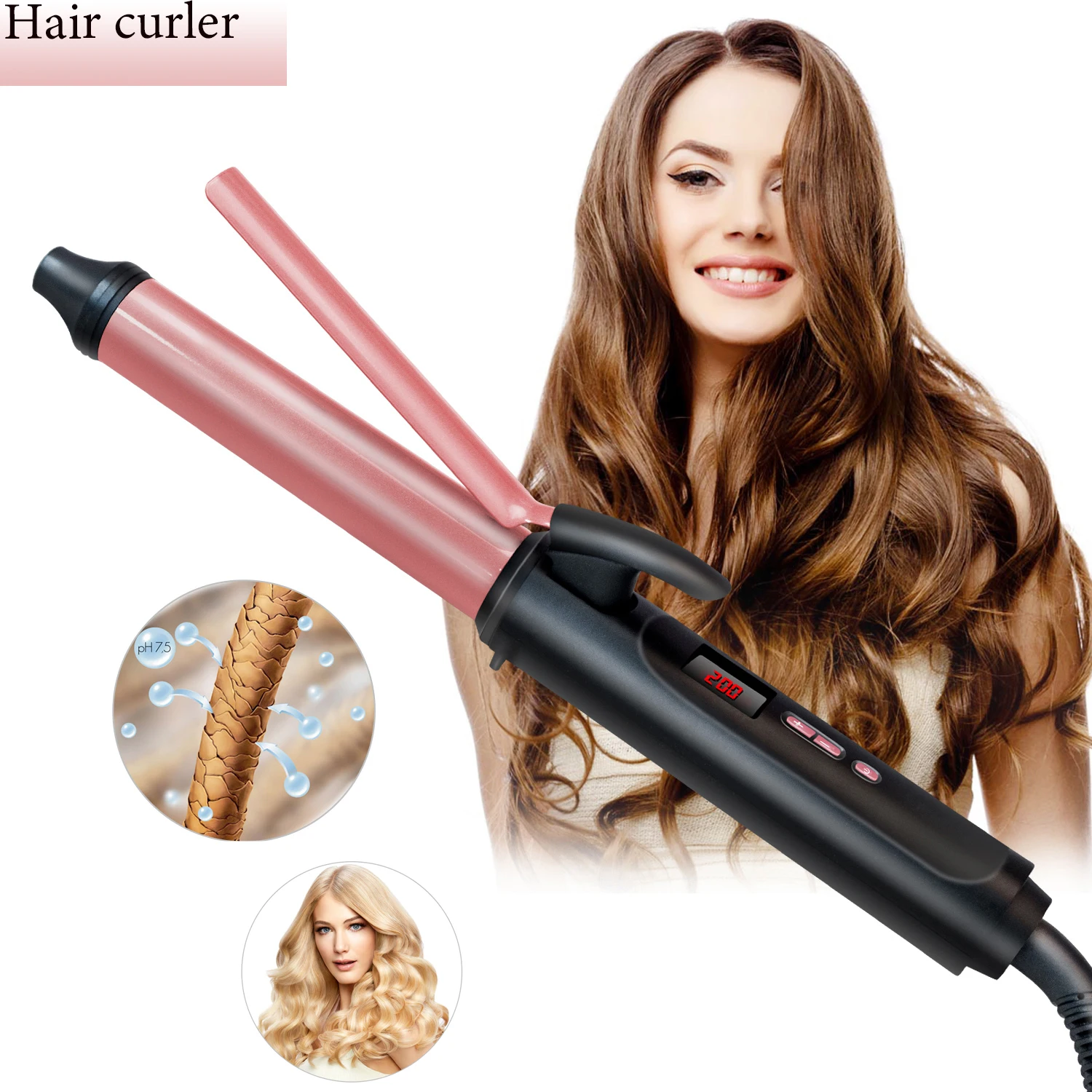 New Auto-rotating & Manual Curling Irons Long-lasting Styling Wavy Curling Irons Electric Styling Tools
New Auto-rotating & Manual Curling Irons Long-lasting Styling Wavy Curling Irons Electric Styling Tools