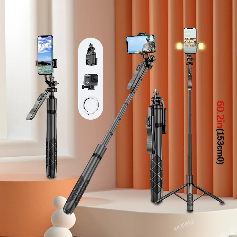 2022 New Foldable Wireless Bluetooth Selfie Stick Monopod With Bluetooth Shutter Fill Light Aluminum Alloy Tripod Free shipping
2022 New Foldable Wireless Bluetooth Selfie Stick Monopod With Bluetooth Shutter Fill Light Aluminum Alloy Tripod Free shipping