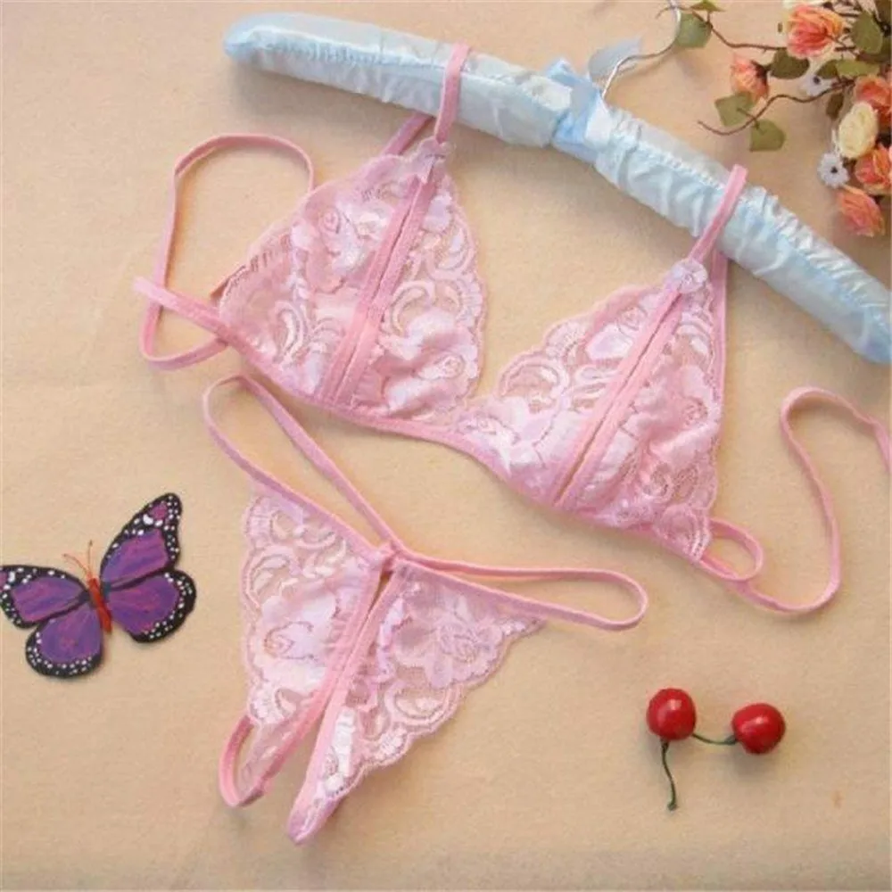 Women’s Sexy Lingerie Lace Mini Bra G-String Underpants 2pcs Set Printed Croped Swimwear Breathable Swimsuit Erotic Nightwear
Women’s Sexy Lingerie Lace Mini Bra G-String Underpants 2pcs Set Printed Croped Swimwear Breathable Swimsuit Erotic Nightwear