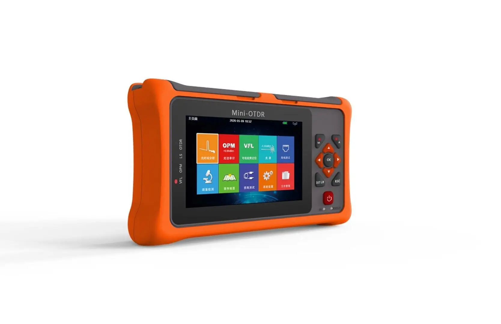 Function Mini OTDR1310/1550nm26/24dB Fiber TesterTM1100 9 and 1 Mini OTDR Optical Time Domain Reflectometer
Function Mini OTDR1310/1550nm26/24dB Fiber TesterTM1100 9 and 1 Mini OTDR Optical Time Domain Reflectometer