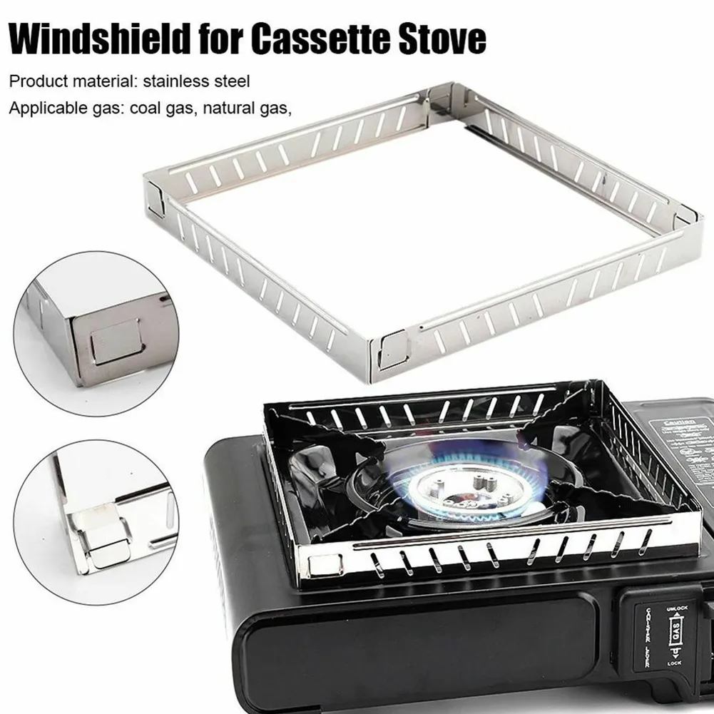 Stainless Steel Wind Screen Shield Foldable Stove Camping Cooking BBQ Gas Stove Outdoor Stove & Accessories
Stainless Steel Wind Screen Shield Foldable Stove Camping Cooking BBQ Gas Stove Outdoor Stove & Accessories