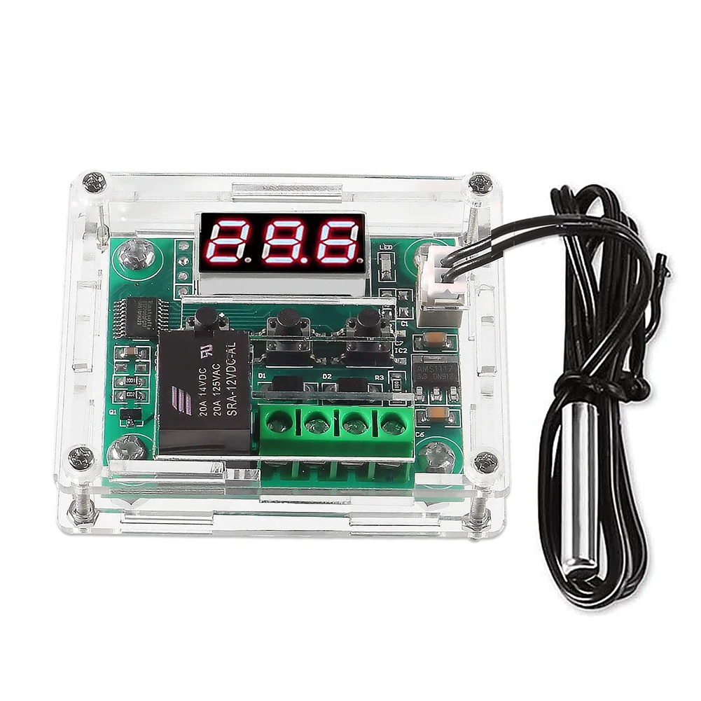 W1209 DC 12V Mini Thermostat Digital Temperature Controller Incubation Thermostat Temperature Control Switch
W1209 DC 12V Mini Thermostat Digital Temperature Controller Incubation Thermostat Temperature Control Switch