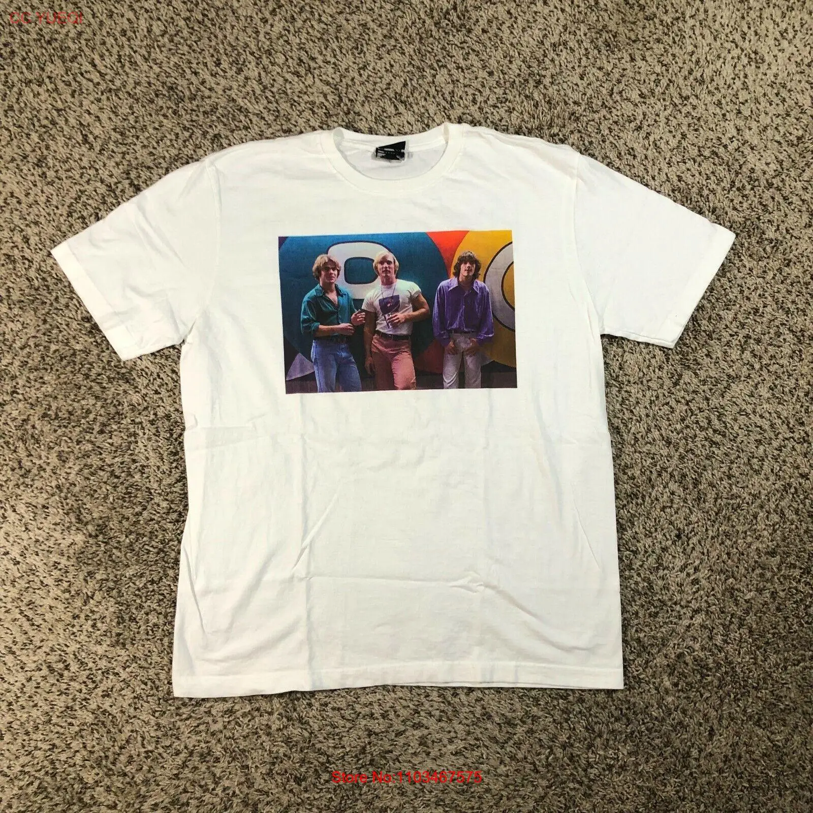 Новая дамбдовая дазированная и спутанная Мужская рубашка Sz M белая все в порядке