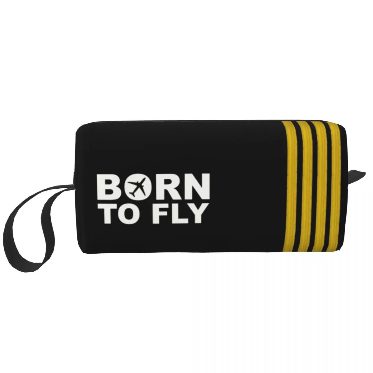 Born To Fly Captain Stripes Toiletry Bag for Pilot Air Fighter Makeup Cosmetic Organizer Ladies Beauty Storage Dopp Kit Case
Born To Fly Captain Stripes Toiletry Bag for Pilot Air Fighter Makeup Cosmetic Organizer Ladies Beauty Storage Dopp Kit Case