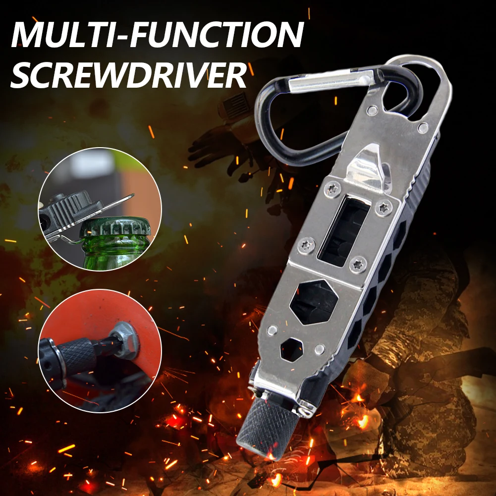 Outdoor Mini Multifunctional Keychain EDC Wilderness Camping Portable Stainless Steel Pocket Tools for Wilderness Survival
Outdoor Mini Multifunctional Keychain EDC Wilderness Camping Portable Stainless Steel Pocket Tools for Wilderness Survival