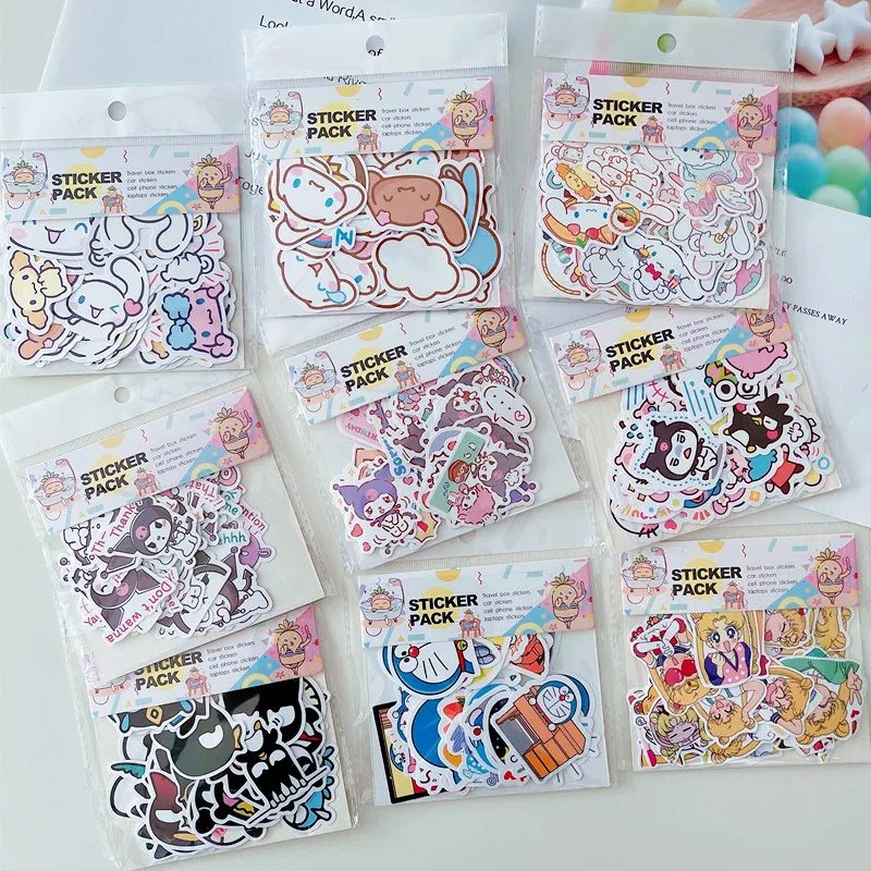Sanrio Cartoon Cinnamoroll Diy Cute Kuromi Melody Kawaii Hellokitty Decor Badtz-Maru Handbook Embossed Transparent Pvc Stickers
Sanrio Cartoon Cinnamoroll Diy Cute Kuromi Melody Kawaii Hellokitty Decor Badtz-Maru Handbook Embossed Transparent Pvc Stickers