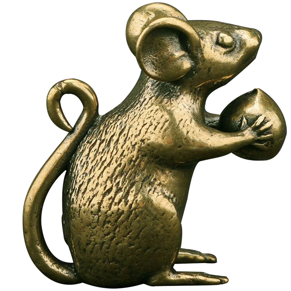Rat Statue Brassfigurine Animal Zodiac Mice Figurines Statues Retro Miniature Decor Sculpture Animals Minimodel Table Lucky
Rat Statue Brassfigurine Animal Zodiac Mice Figurines Statues Retro Miniature Decor Sculpture Animals Minimodel Table Lucky