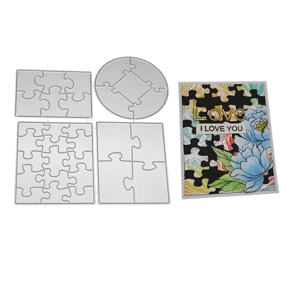 1pc DIY Puzzle Cutting Dies Metal Stencil Embossing for Paper Album Scrapbooking Craft Decor
1pc DIY Puzzle Cutting Dies Metal Stencil Embossing for Paper Album Scrapbooking Craft Decor