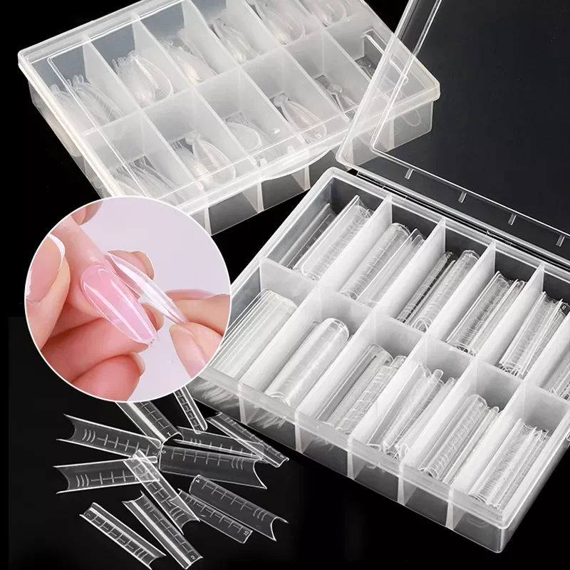 120pcs UV Poly Nail Gel Poly Nail Gel Quick Building Mold Tips Nail Dual Forms Finger Extension Polygels Nail Art Tools
120pcs UV Poly Nail Gel Poly Nail Gel Quick Building Mold Tips Nail Dual Forms Finger Extension Polygels Nail Art Tools