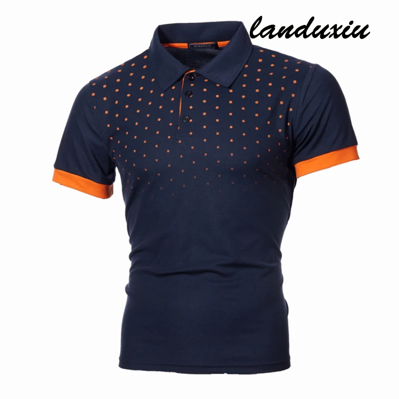 2022 Summer New European and American size Men's Casual Slim Dot Print Short Sleeve T-shirt landuxiu
2022 Summer New European and American size Men's Casual Slim Dot Print Short Sleeve T-shirt landuxiu