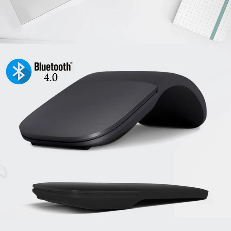 

Bluetooth 4.0 Folding Wireless Mouse Arc Touch Roller Computer Silent Mouse Ergonomic Slim Laser Mini Mice For Microsoft Surface