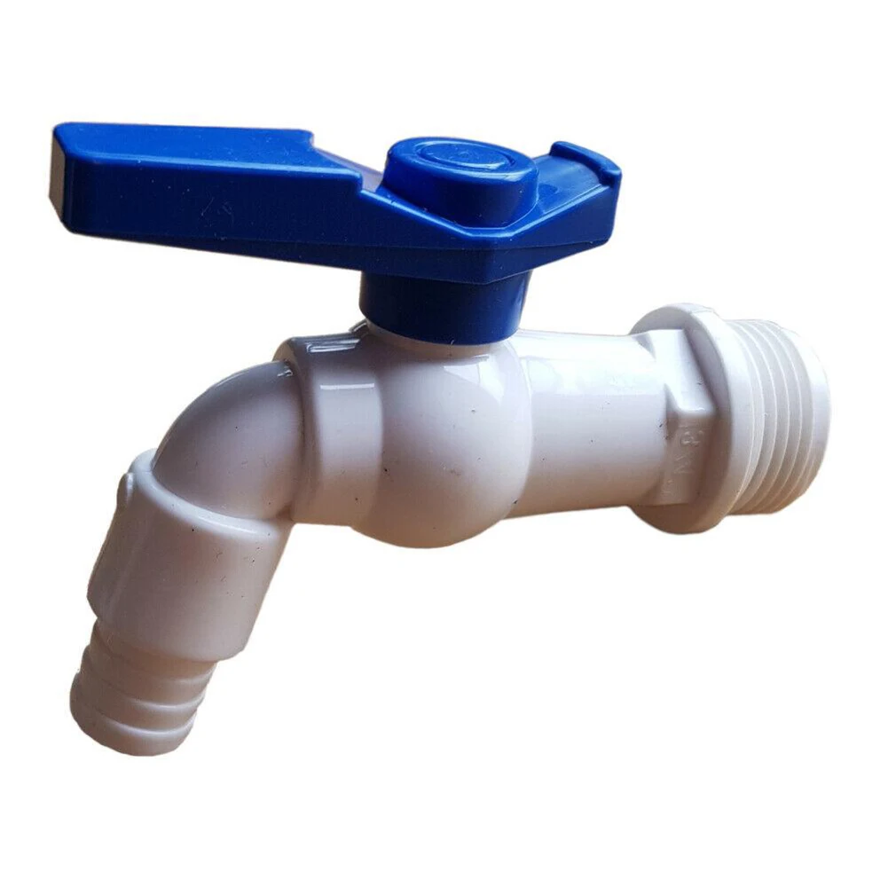 Garden Tap Water Faucet White/Blue Outdoor White Plastic Garden Tap 3/4Inch BSPM Inlet - Water Butt Water Tank
Garden Tap Water Faucet White/Blue Outdoor White Plastic Garden Tap 3/4Inch BSPM Inlet - Water Butt Water Tank