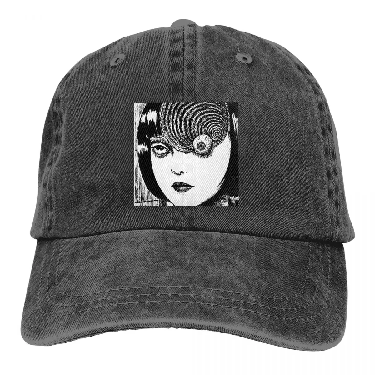Uzumaki Eye Water Wahshing Baseball Cap junji ito University Unisex Retro Baseball Hat Unisex Caps
Uzumaki Eye Water Wahshing Baseball Cap junji ito University Unisex Retro Baseball Hat Unisex Caps