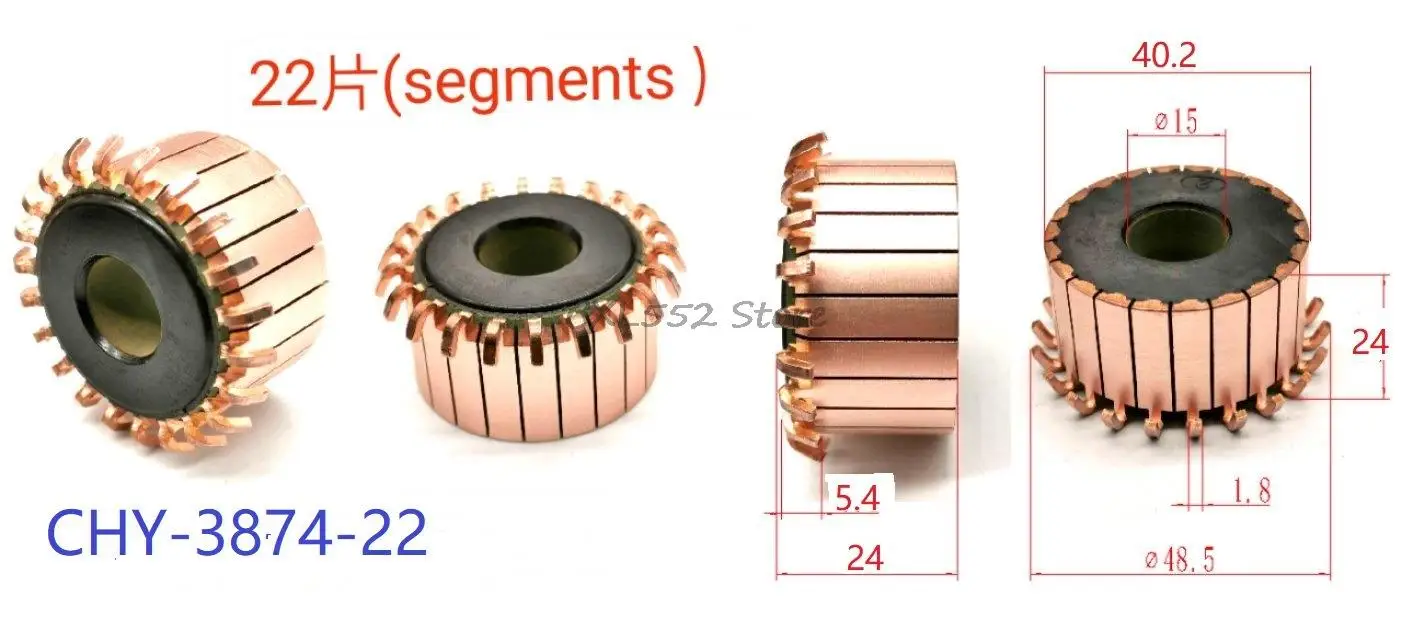 10 шт 15x24x40,2 мм 22P Стандартный крюк, медные стержни, коллектор электродвигателя
10 шт 15x24x40,2 мм 22P Стандартный крюк, медные стержни, коллектор электродвигателя
