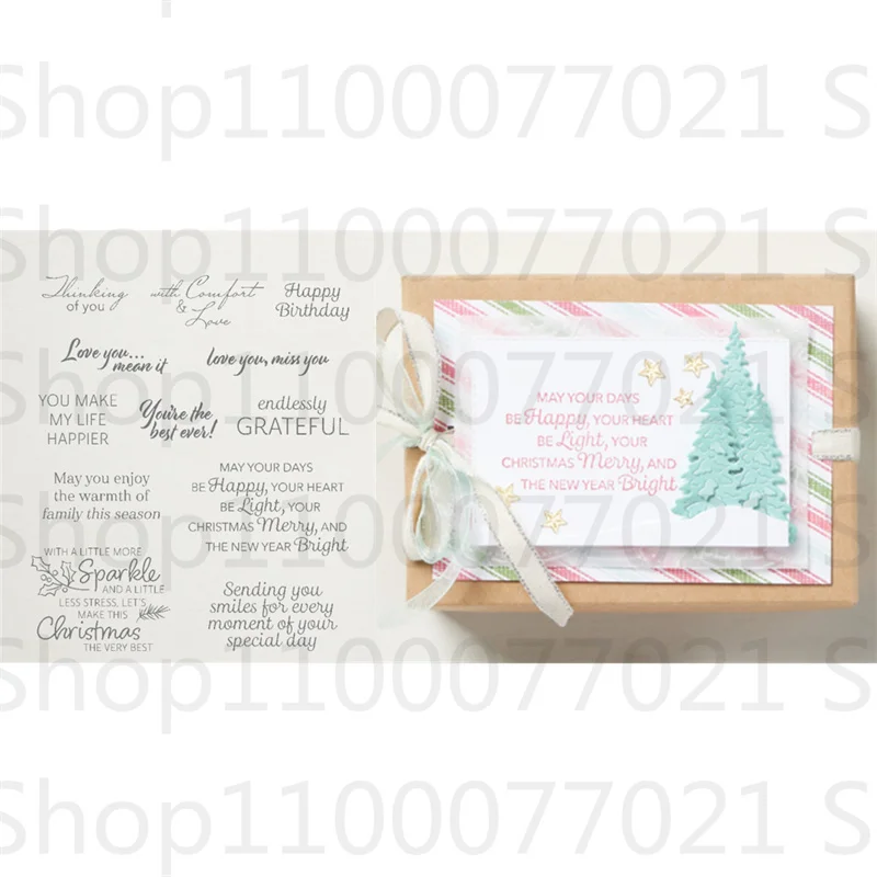 Christmas Congratulations Metal Cutting Dies And Stamps For Scrapbooking Decoration Stencils Handcrafted Embossing Templates New
Christmas Congratulations Metal Cutting Dies And Stamps For Scrapbooking Decoration Stencils Handcrafted Embossing Templates New