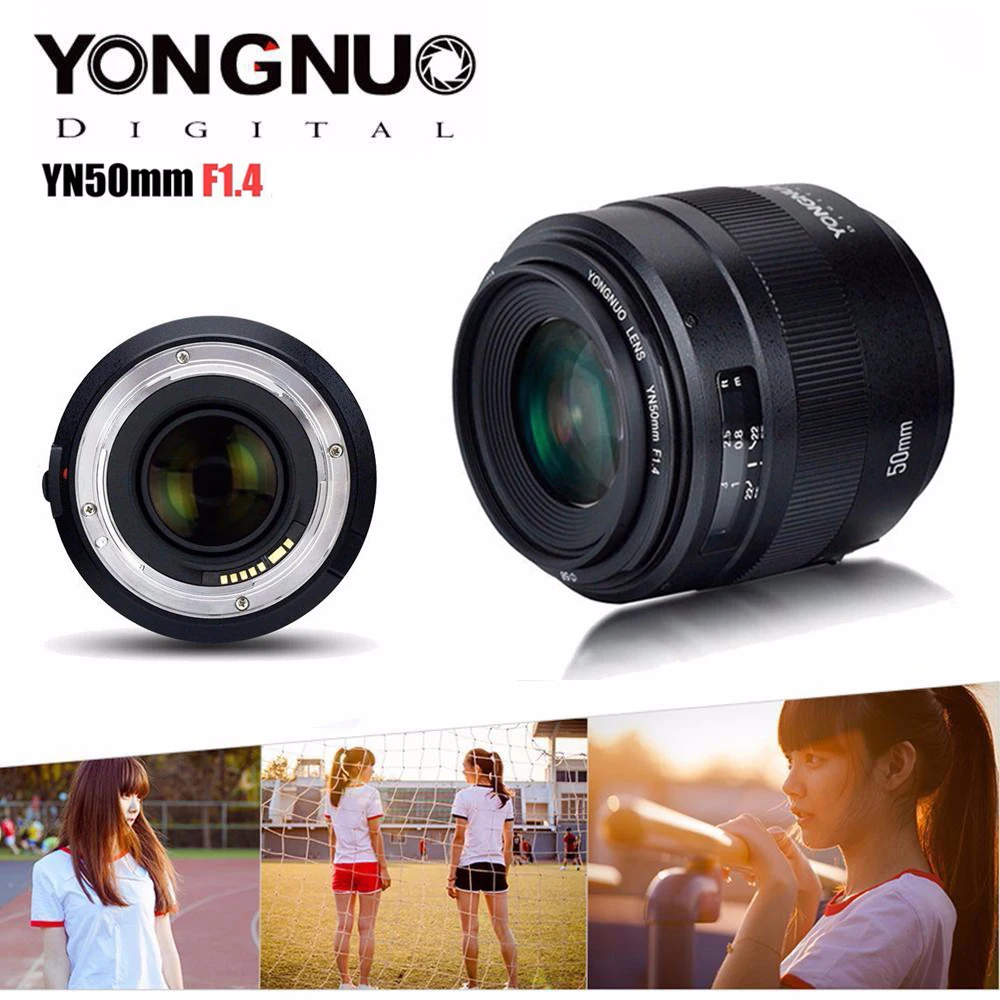 YONGNUO YN50MM F1.4N Camera Lens Standard Prime Lens AF/MF Lens for Canon Nikon DSLR Camera with Focus Distance Indicator
YONGNUO YN50MM F1.4N Camera Lens Standard Prime Lens AF/MF Lens for Canon Nikon DSLR Camera with Focus Distance Indicator