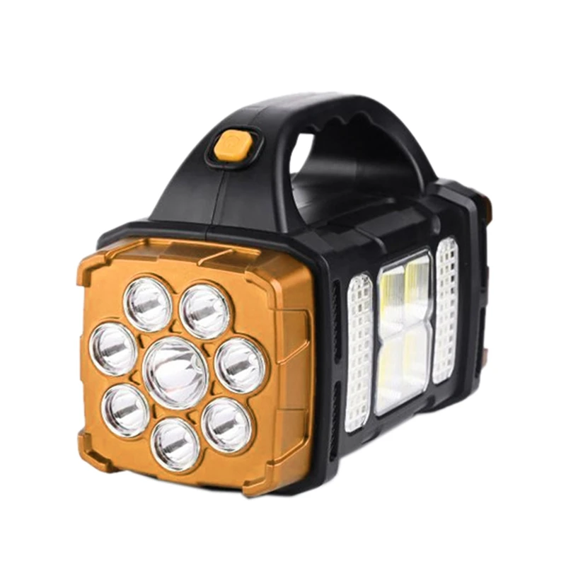 Solar LED Light With COB Work Light 4 Gear Charge Mobile Phone Camping Lamp ,1678 Yellow
Solar LED Light With COB Work Light 4 Gear Charge Mobile Phone Camping Lamp ,1678 Yellow