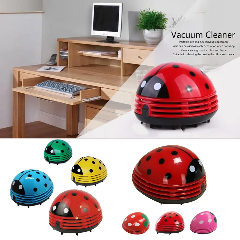 Cute Lovely Ladybug Dust Collector Desktop Cleaning Brushes Mini Desktop Vacuum Cleaner Home Office Keyboard Cleaner Hot New
Cute Lovely Ladybug Dust Collector Desktop Cleaning Brushes Mini Desktop Vacuum Cleaner Home Office Keyboard Cleaner Hot New
